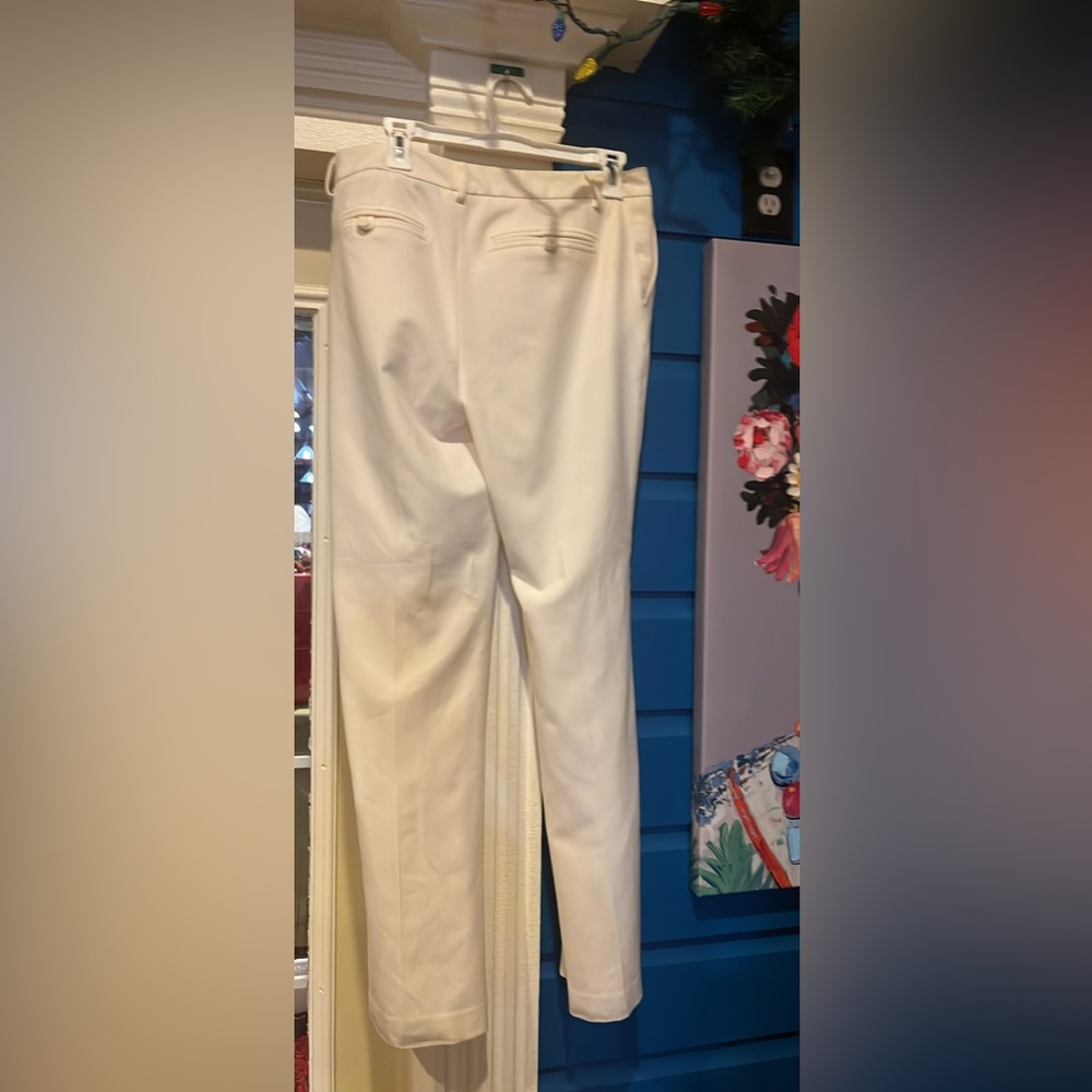 Nicole by Nicole Miller Sz 8 Ivory Dress Pants - Picture 6 of 6